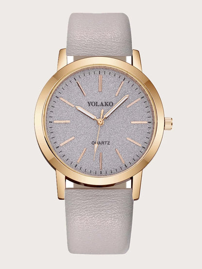 This Watch Features a Fashionable and Comfortable PU Leather Strap, Suitable for Both Men and Women. It Is a Casual Student Watch That Can Be Worn for Parties, Festivals, Gatherings, Weddings, and Daily Use. It Makes the Best Gift for the Back-To-School Season, Graduation Season, and Thanksgiving for Women.